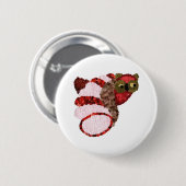 Owl Round Abzeichen Button (Vorne & Hinten)