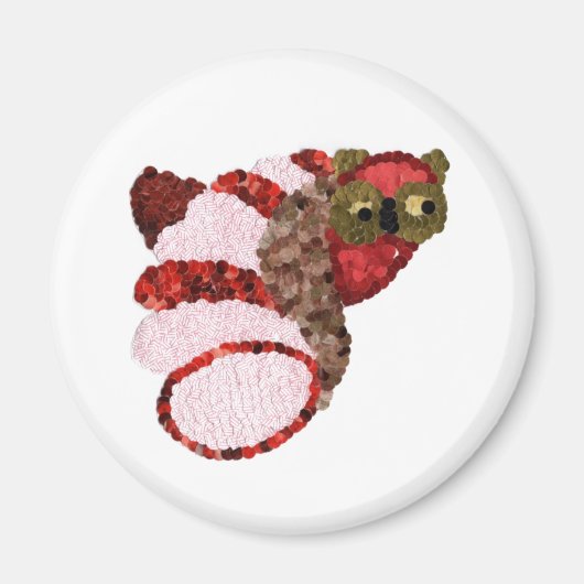 Owl Round Magnet (Vorne)