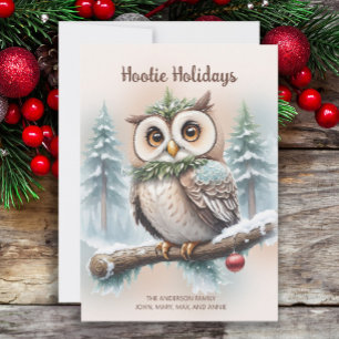 Owl Rustikale Weihnachten "Hootie Holidays"