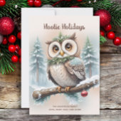 Owl Rustikale Weihnachten "Hootie Holidays"