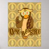 Owl Sei sicher Poster (Vorne)