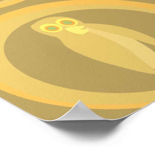 Owl Sei sicher Poster (Ecke)