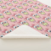 Owl Sherpa Blanket Sherpadecke (3/4)