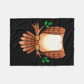 Owl Shirt Adult Men Women Kids Owl Costume Fleecedecke (Vorderseite (Horizontal))