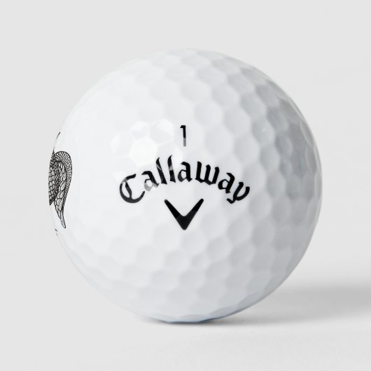 Owl Sketch Cartoon Golfball (Logo)