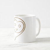 Owl Sketch-Tasse Kaffeetasse (VorderseiteRechts)