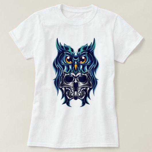 Owl Skull T-Shirt (Design vorne)