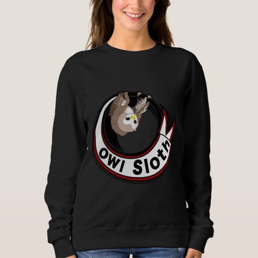 Owl Sloth Sweatshirt (Vorderseite)