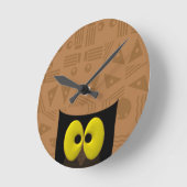 Owl Southwest Runde Wanduhr (Winkel)
