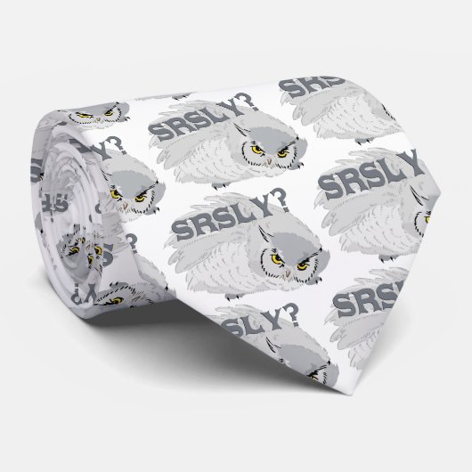 Owl SRSLY? Krawatte (Gerollt)