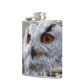Owl Stainless-Stahlflasche Flachmann (Links)