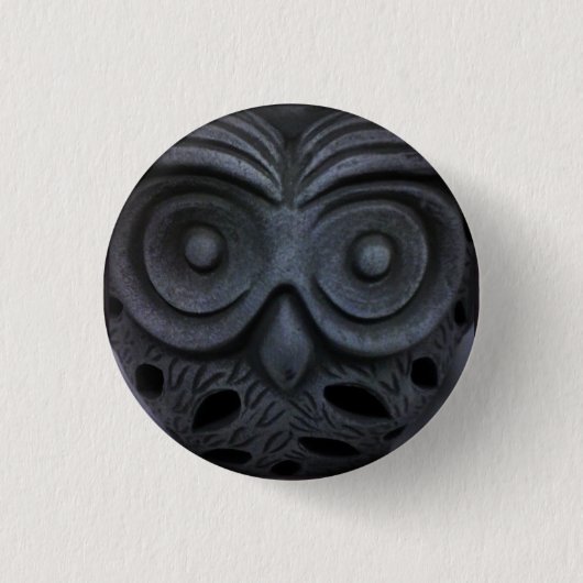 Owl Statue Button (Vorderseite)