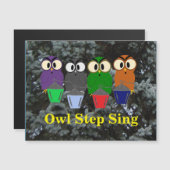 Owl Step Sing Bryn Mawr Lanterns Magnetkarte (Vorne/Hinten)