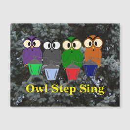 Owl Step Sing Bryn Mawr Lanterns Magnetkarte