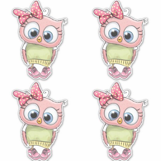 Owl Sticker (Vorderseite)