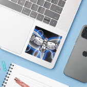 Owl Sticker (Laptop mit iPhone)