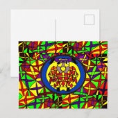 Owl Style Artwork Postkarte (Vorne/Hinten)