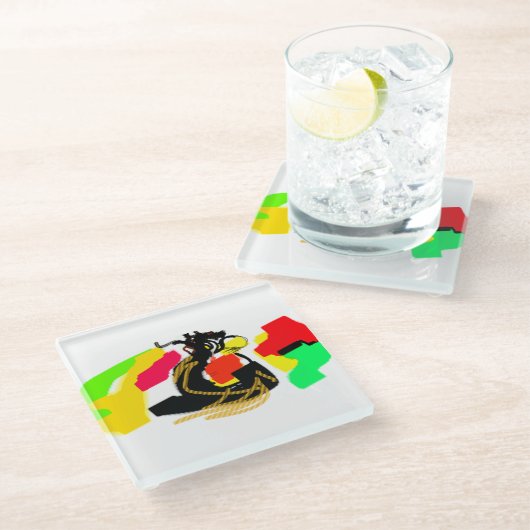 Owl style nice glasuntersetzer (Schrägansicht)