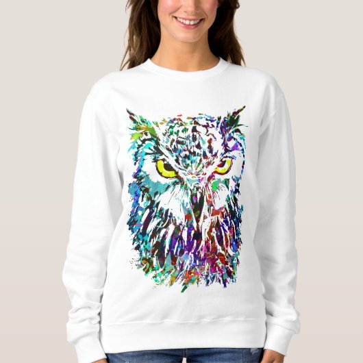 Owl Sweatshirt | Farbiges Owl Sweatshirt | Owlet (Vorderseite)