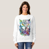 Owl Sweatshirt | Farbiges Owl Sweatshirt | Owlet (Vorne ganz)