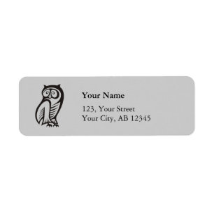 Owl-Symbol Schwarz