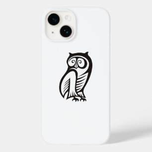 Owl-Symbol Schwarz Case-Mate iPhone 14 Hülle