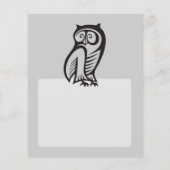 Owl-Symbol Schwarz Flyer (Hinten)
