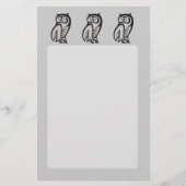 Owl-Symbol Schwarz Flyer (Vorne)