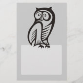 Owl-Symbol Schwarz Flyer (Hinten)