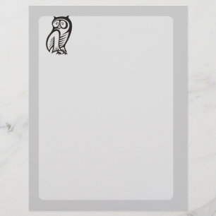 Owl-Symbol Schwarz Flyer