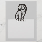 Owl-Symbol Schwarz Flyer (Hinten)