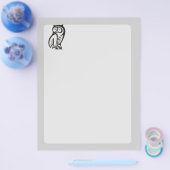 Owl-Symbol Schwarz Flyer (Einzeln)