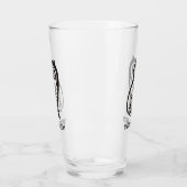 Owl-Symbol Schwarz Glas (Links)