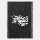 Owl Symbol Weiß Decke (Vorderseite Vertikal)