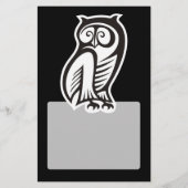 Owl Symbol Weiß Flyer (Hinten)