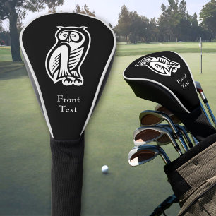 Owl Symbol Weiß Golf Headcover