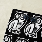 Owl Symbol Weiß Strandtuch (Beispiel)