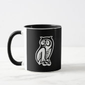 Owl Symbol Weiß Tasse (Links)