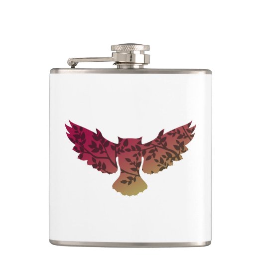 Owl Tree Flachmann (Vorderseite)