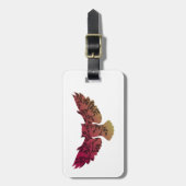 Owl Tree Gepäckanhänger (Vorderseite vertikal)