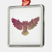 Owl Tree Ornament Aus Metall (Links)