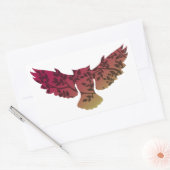 Owl Tree Rechteckiger Aufkleber (Umschlag)