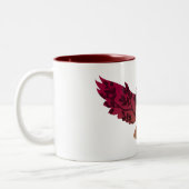 Owl Tree Zweifarbige Tasse (Links)