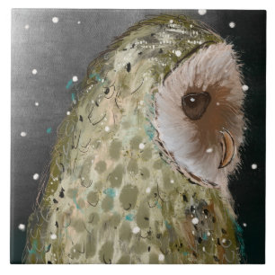 Owl Trivet Fliese