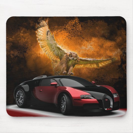Owl und Auto Mousepad (Vorne)