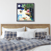 Owl und das pussycat Lear Gedicht Leinwanddruck (Insitu (Schlafzimmer))