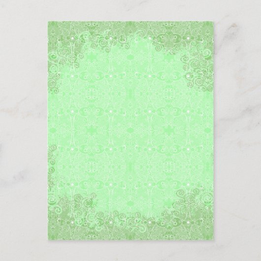 Owl und Firefrefly Lace Postkarte (Vorderseite)