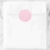 Owl und Firefrefly Lace Runder Aufkleber (Tasche)