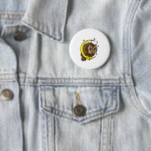Owl und Moon Tattoo Design Button (Beispiel)