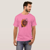 Owl und Moon Tattoo Design T-Shirt (Vorne ganz)